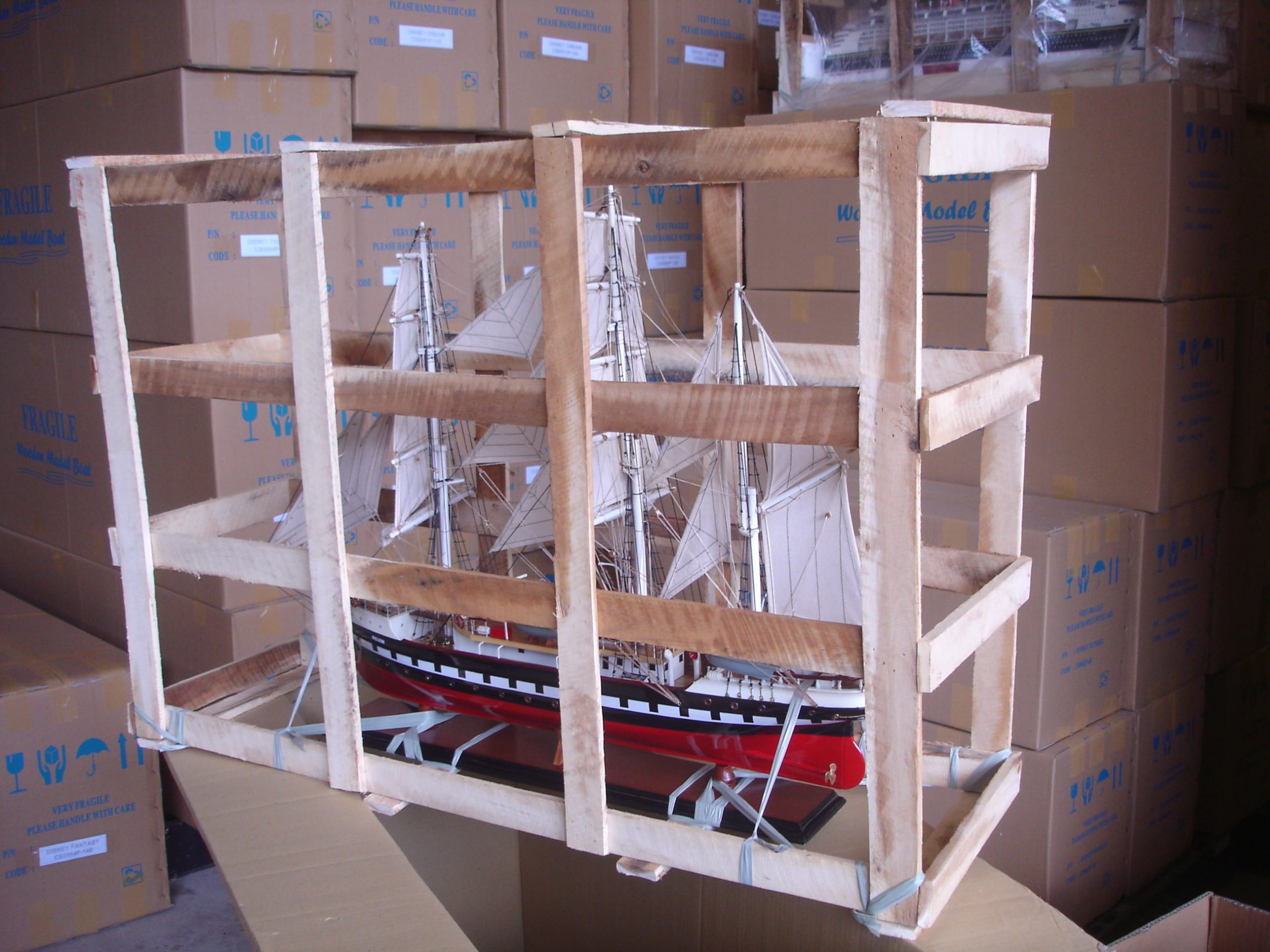 Selling Wooden Boat Model HCM